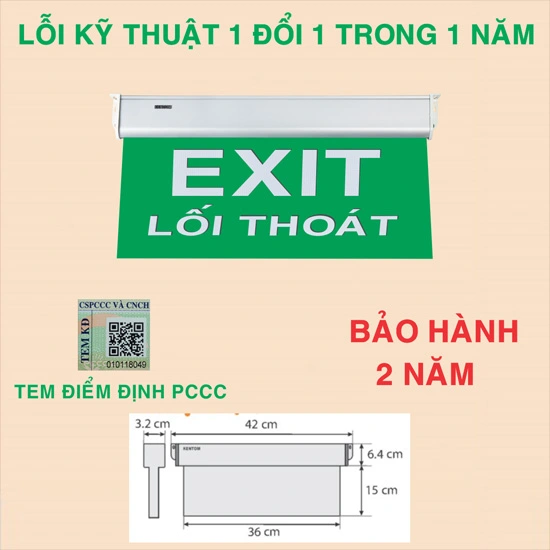  ĐÈN LỐI THOÁT KENTOM
