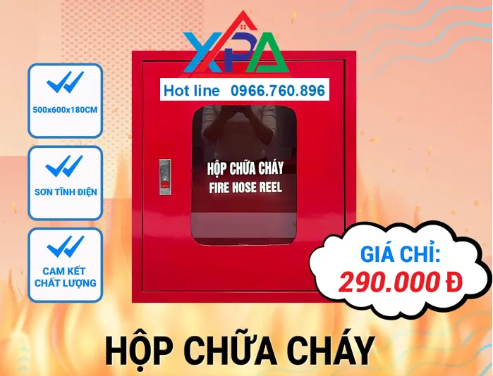 Hộp chữa cháy 500*600*180 mm