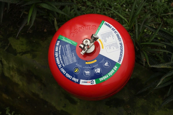 Bình chữa cháy tự động kích hoạt bột ABC 8kg